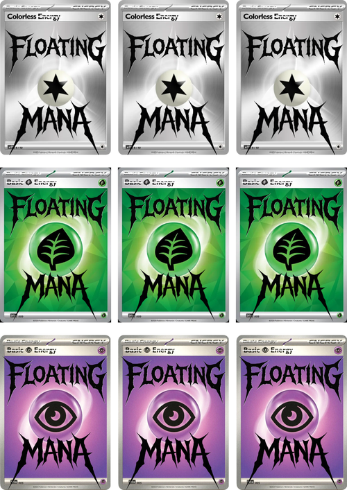Floating Mana Token Set